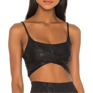 NWOT Beach Riot x REVOLVE Kenzie Cheetah Twist Scrunch Sports Bra Sz M